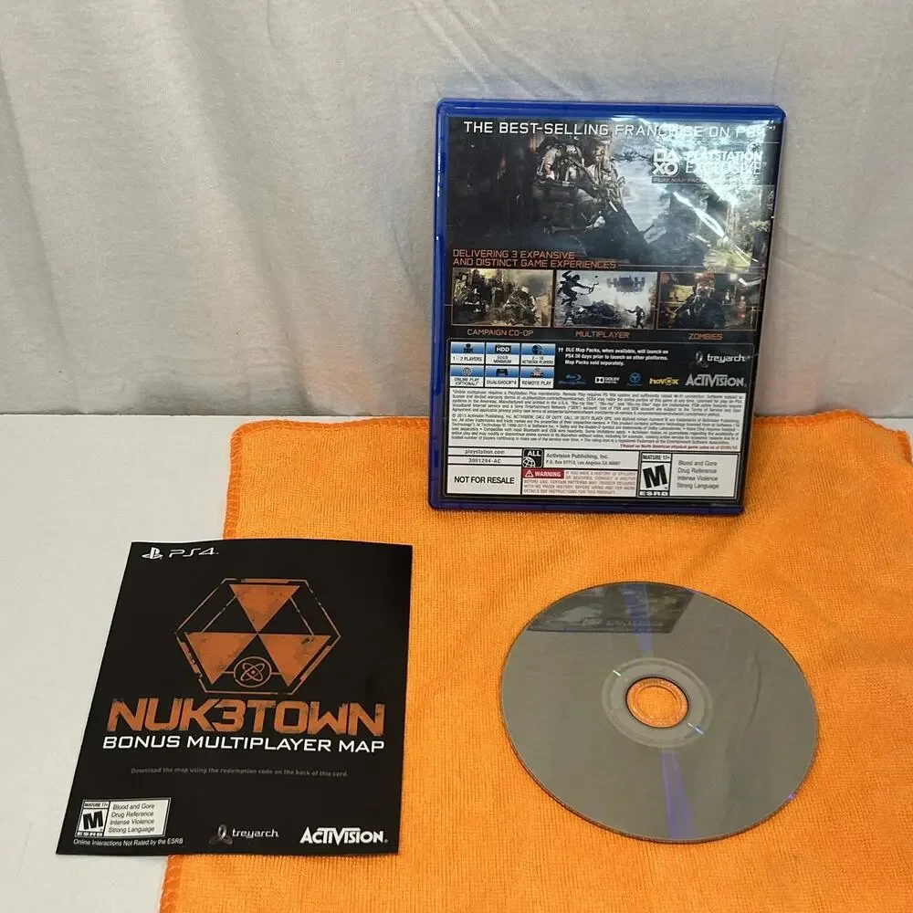 Call Of Duty: Black Ops 3 - Sony PlayStation 4 Tested, Works - Nice Condition